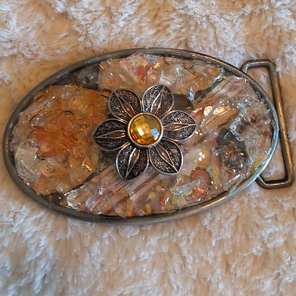 🌺 🎉HOST PICK🎉 Buckle Rage Silver, Crystal & Embellished Belt Buckle - Picture 1 of 10